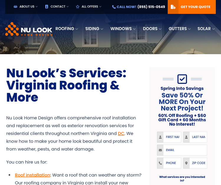 Nu Look Roofing, Siding, and Windows