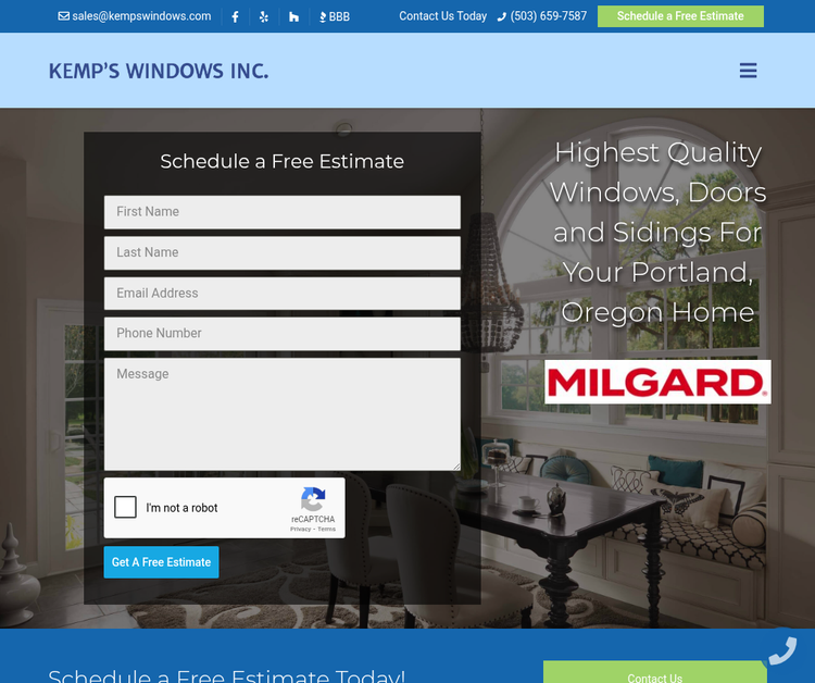 Kemp''s Windows Inc.