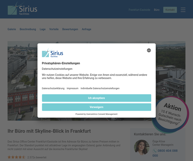 Sirius Office Center Frankfurt Eastside