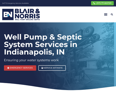 Blair & Norris | Well, Pump, Drilling, Septic