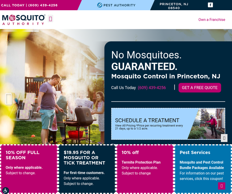 Mosquito Authority Princeton NJ