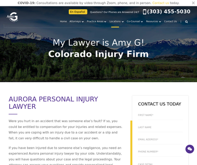 Amy G Injury Firm