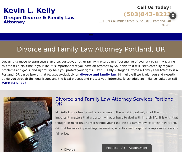 Family Attorney and Divorce Lawyer Portland OR - Kevin L. Kelly