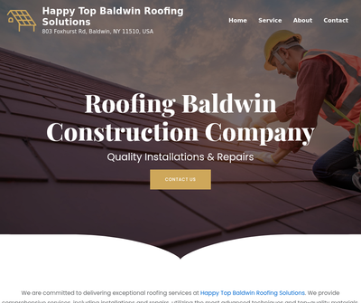 Roofing Baldwin Construction Company Quality Installations & Repairs