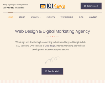 101 Keys Inc. | Website Design and Digital Marketing