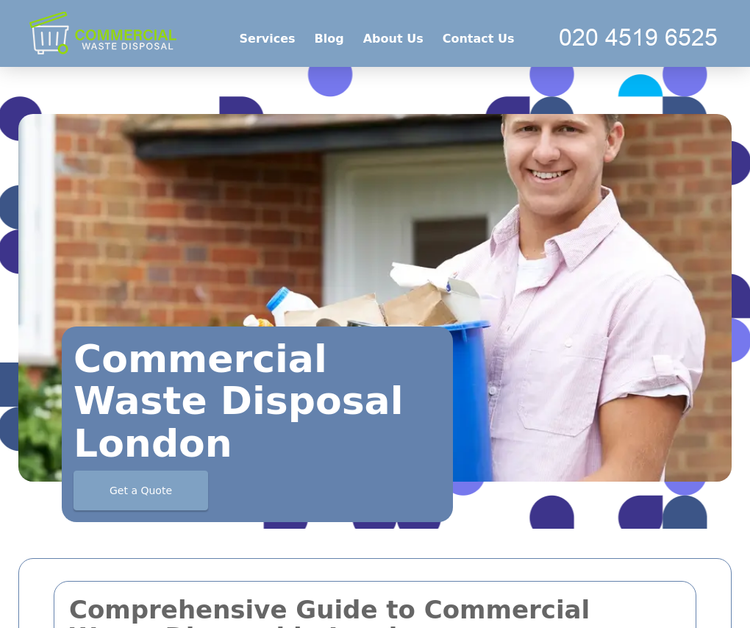 Commercial Waste Disposal London