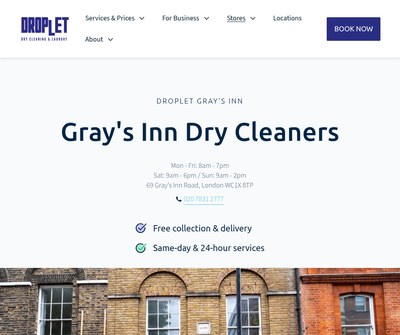 Droplet Gray's Inn