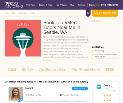 Frog Tutoring Seattle