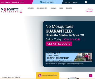 Mosquito Control in Tyler, TX