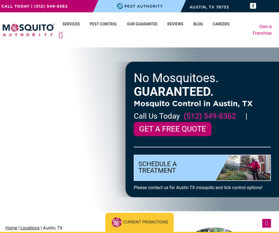 Mosquito Authority in Austin, TX