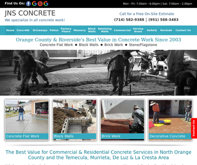 Concrete Sidewalks     Fullerton