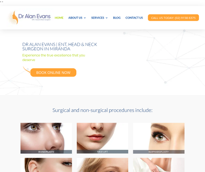 Dr Alan Evans - Expert in ENT & Rhinoplasty
