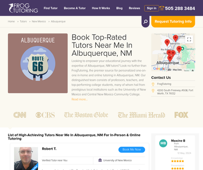 Frog Tutoring Albuquerque