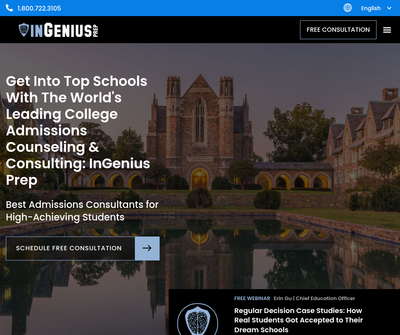 InGenius Prep College Admissions Counseling