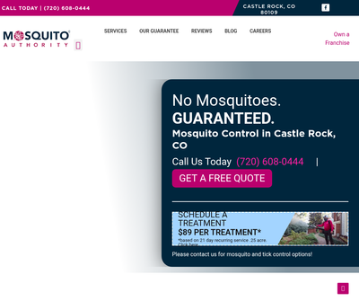 Mosquito Control in Castle Rock, CO