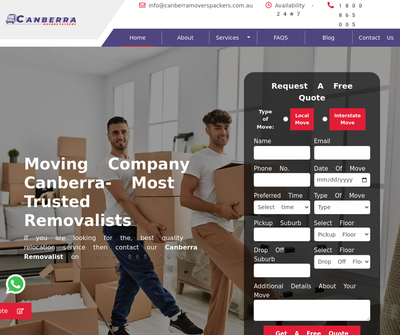 To Movers Canberra Movers Packers 