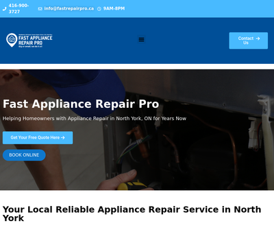 Fast Appliance Repair Pro