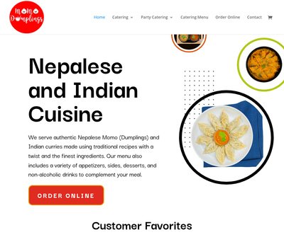 Nepalese Momo (Dumplings) and Indian Curries