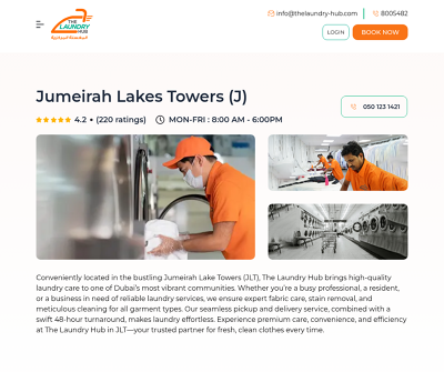 The Laundry Hub - Best laundry services in JLT