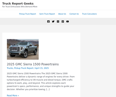 Truck Report Geeks