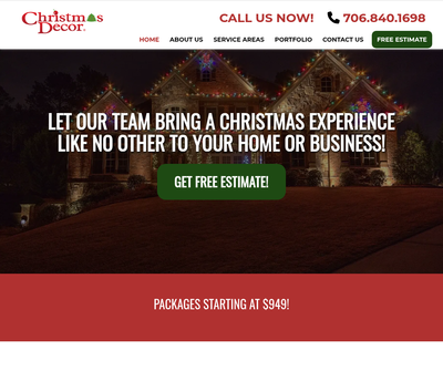 Christmas Decor of Augusta