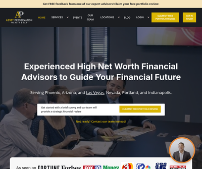 Asset Preservation Wealth & Tax, Financial Advisors