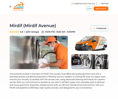 The Laundry Hub - Best laundry services in Mirdif