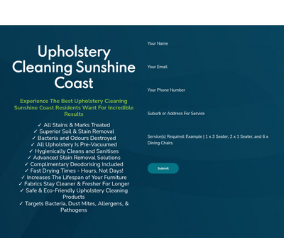 Upholstery Cleaning Sunshine Coast 