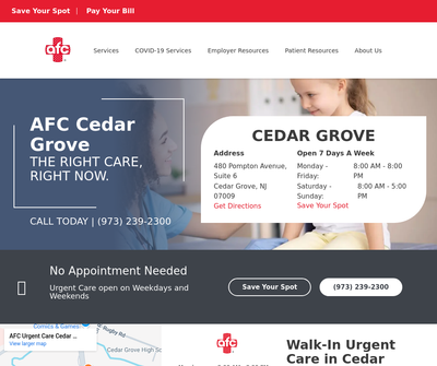 AFC Urgent Care Cedar Grove