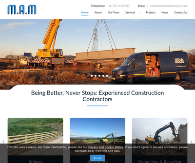 M.A.M. CONTRACTING LIMITED