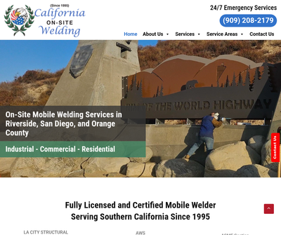 California On-Site Welding