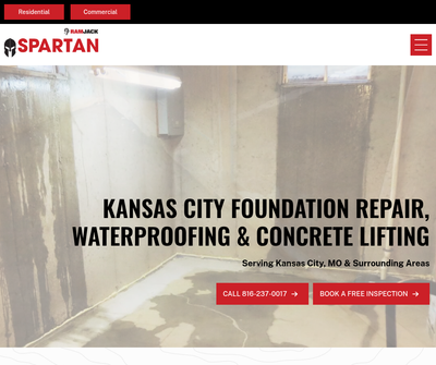 Spartan Ram Jack Foundation Repair & Waterproofing - Wichita