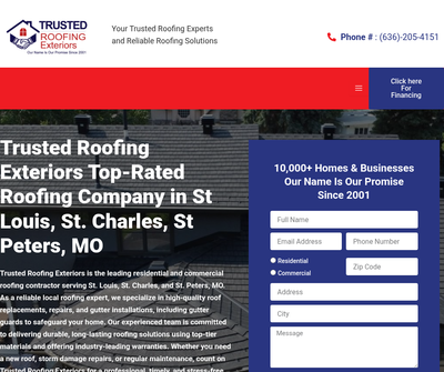 Trusted Roofing Exteriors