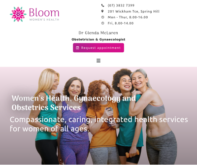 Bloom Women's Health - Dr Glenda McLaren