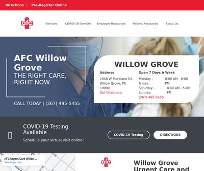 AFC Urgent Care Willow Grove