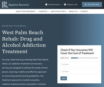 Reprieve Recovery Center Alcohol & Drug Rehab West Palm Beach