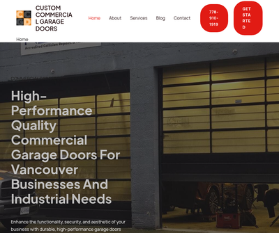 Custom Commercial Garage Doors