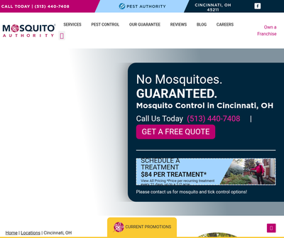 Mosquito Control in Cincinnati, OH