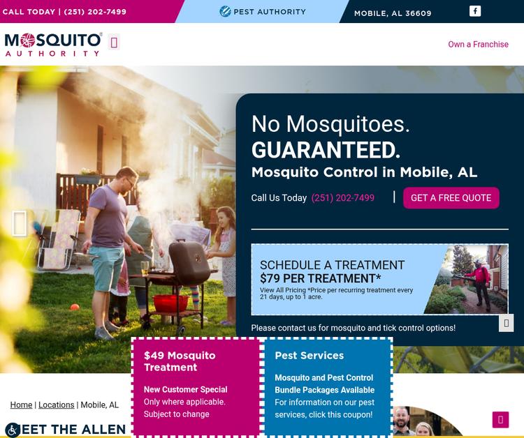 Mosquito Control in Mobile, AL
