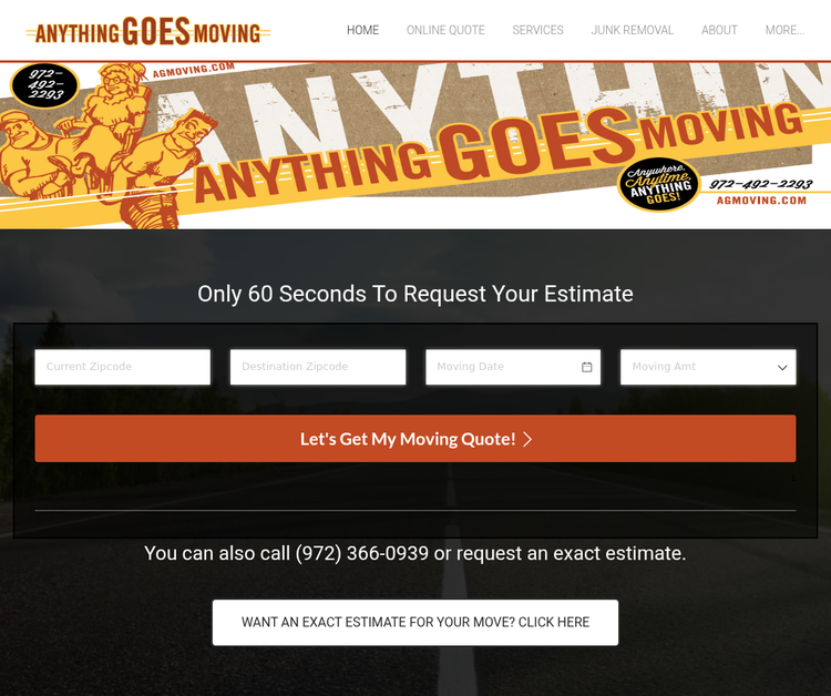 Moving company in McKinney, Texas