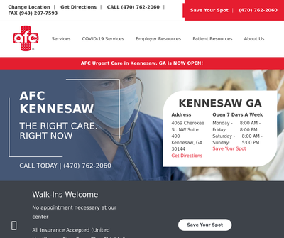 AFC Urgent Care Kennesaw