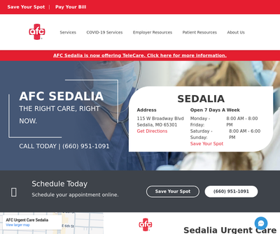 AFC Urgent Care Sedalia