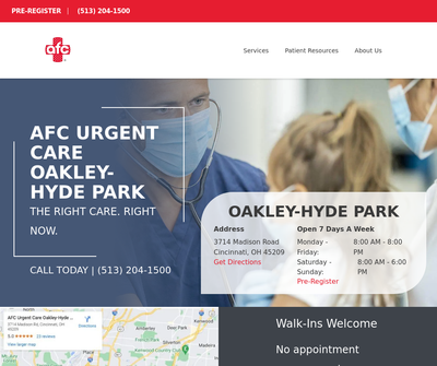 AFC Urgent Care Oakley-Hyde Park