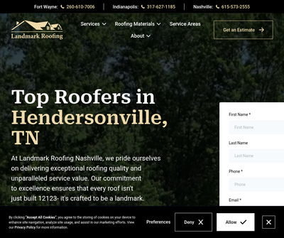 Landmark Roofing Nashville