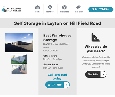 East Warehouse Self Storage