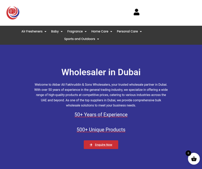Akbar Ali Fakhruddin And Sons AFS Store - Best wholesaler in Dubai