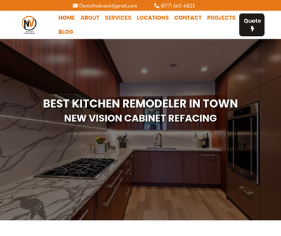 New Vision Cabinet Refacing