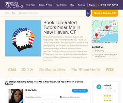 Frog Tutoring New Haven