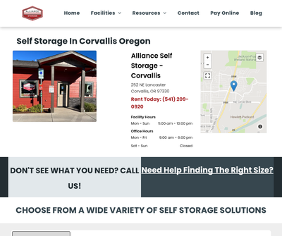 Alliance Self Storage - Corvallis