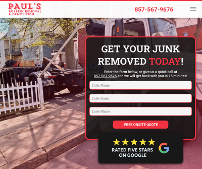 Paul's Rubbish Removal and Demolition